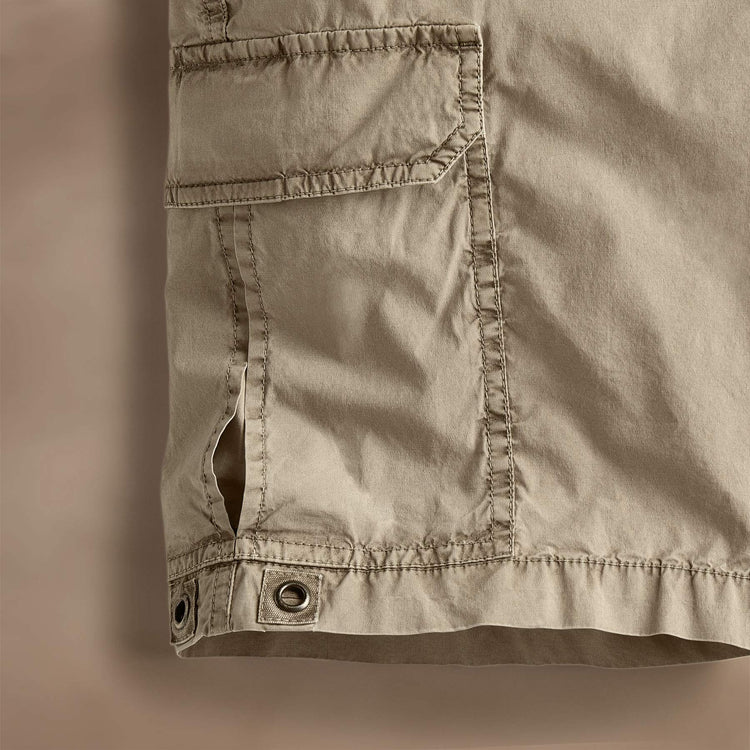 Strch Supima Poplin Cargo Shirt in Overcast Pigment | James Perse Los Angeles