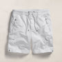 Parachute Poplin Cargo Short in White | James Perse Los Angeles