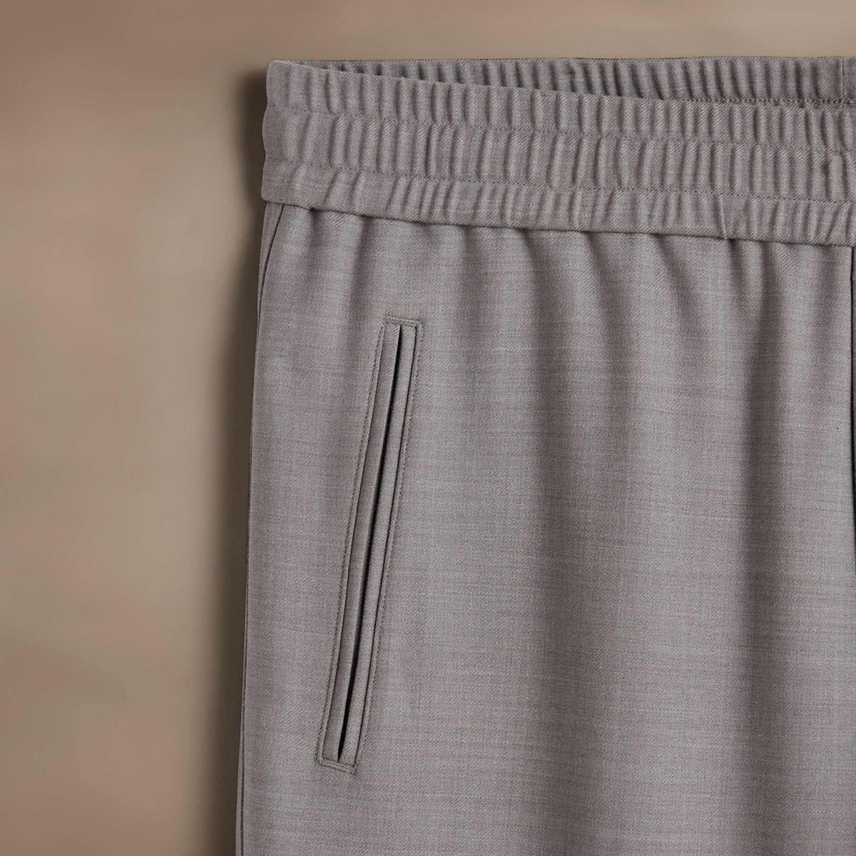 Wool Blend Trouser  in Heather Grey | James Perse Los Angeles
