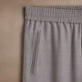 Wool Blend Trouser  in Heather Grey | James Perse Los Angeles