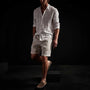 Linen Utility Short in Salt Pigment | James Perse Los Angeles 