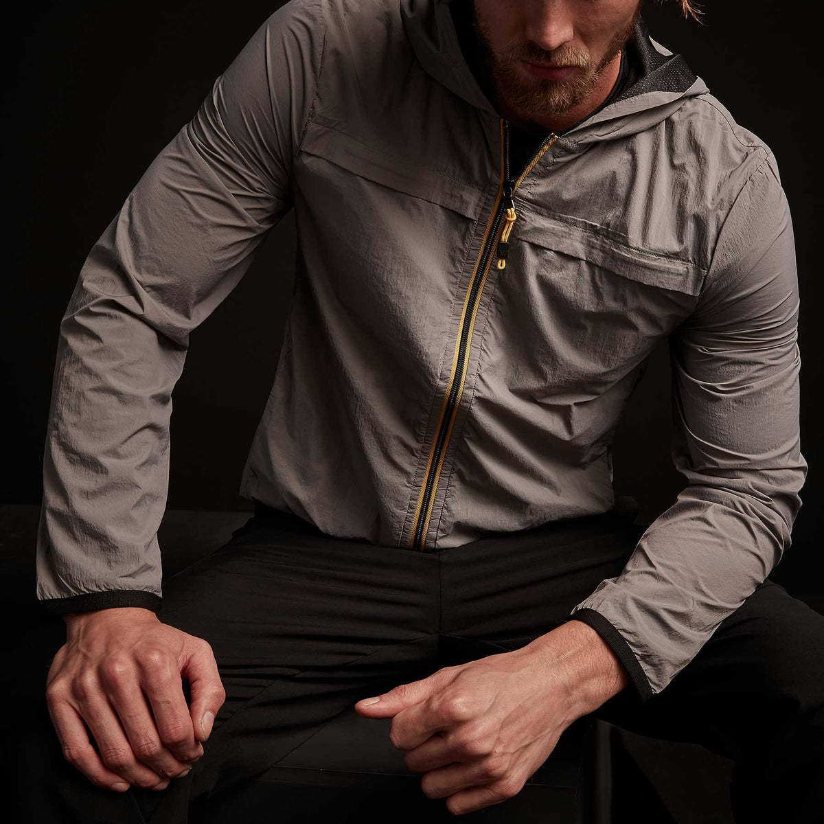 Y/OSEMITE Nylon Windbreaker - Ash Grey | James Perse Los Angeles