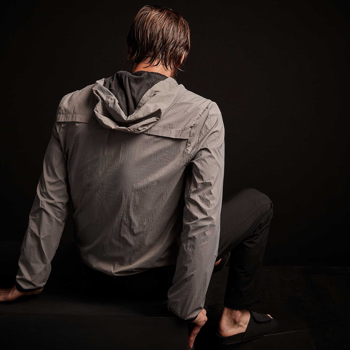 Y/OSEMITE Nylon Windbreaker - Ash Grey | James Perse Los Angeles