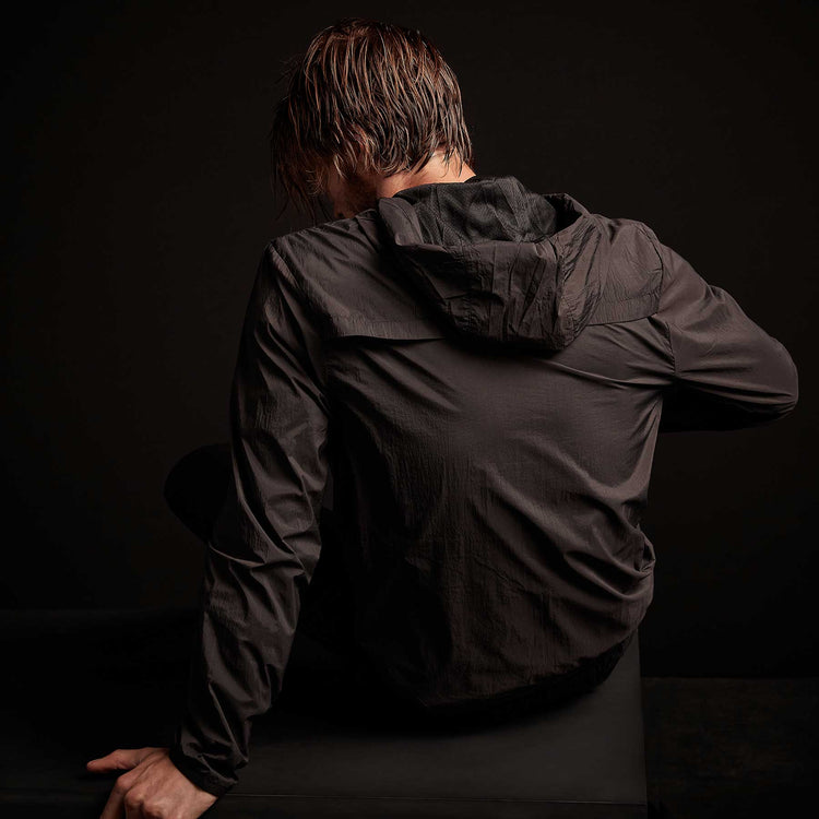 Y/OSEMITE Nylon Windbreaker - Black | James Perse Los Angeles