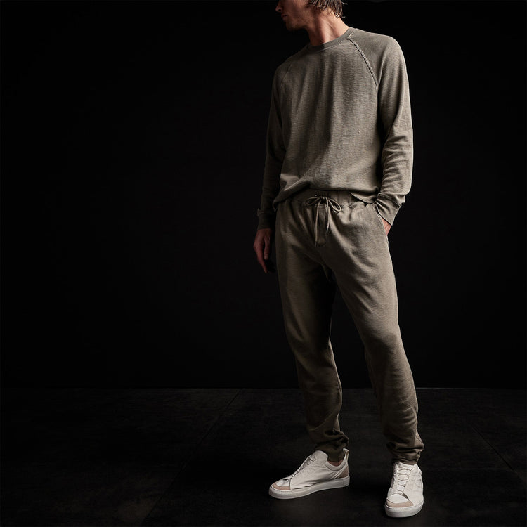 Thermal Sweat Pant in Ammo Pigment | James Perse Los Angeles 