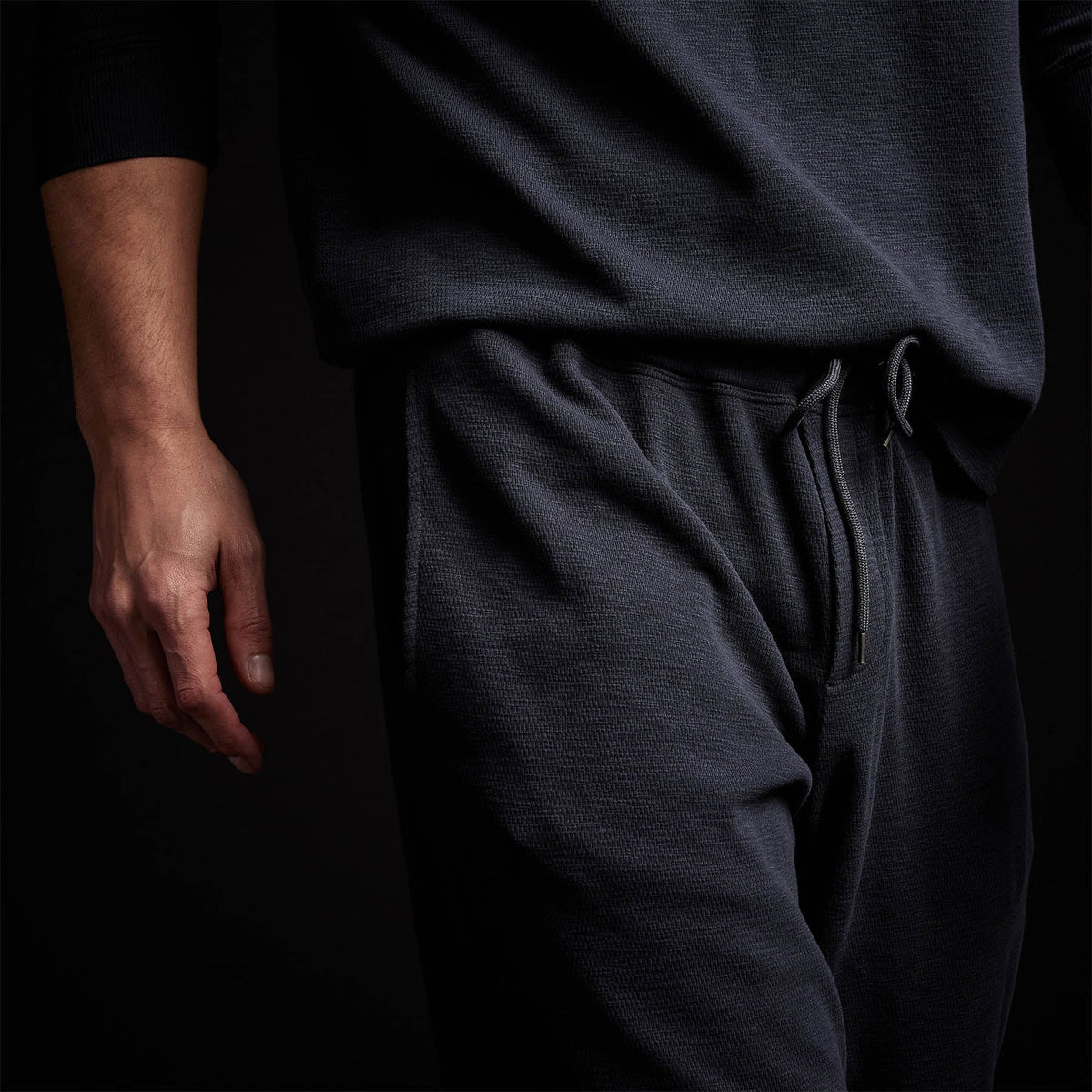 Thermal Sweat Pant in Blue Oil | James Perse Los Angeles 