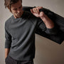 Long Sleeve Thermal Raglan in Magma Pigment | James Perse Los Angeles