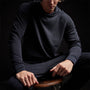 Thermal Raglan Hoodie in Blue Oil | James Perse Los Angeles 