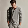 Long Sleeve Thermal Henley in Dapple Pigment | James Perse Los Angeles