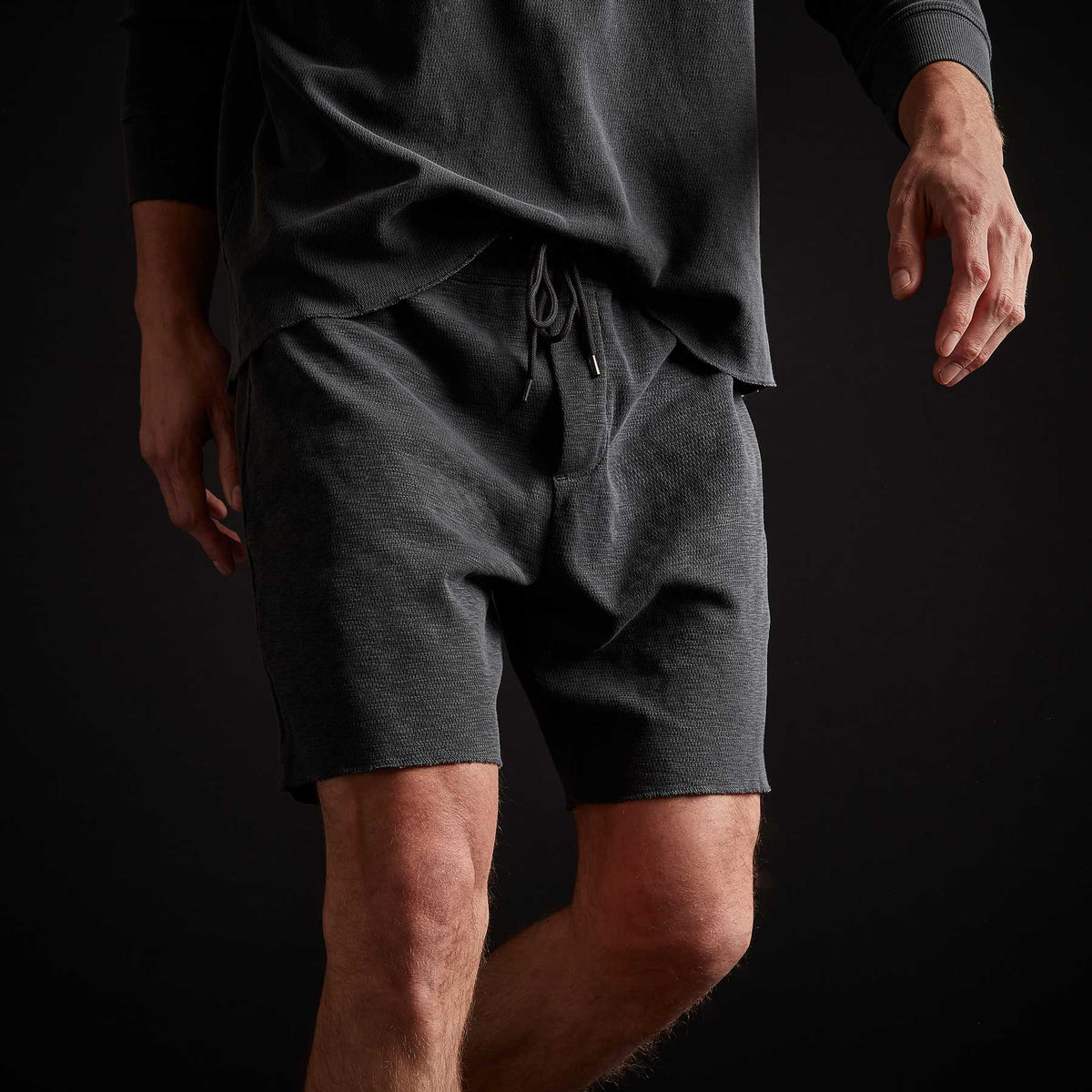 Thermal Sweat Short in Magma Pigment | James Perse Los Angeles