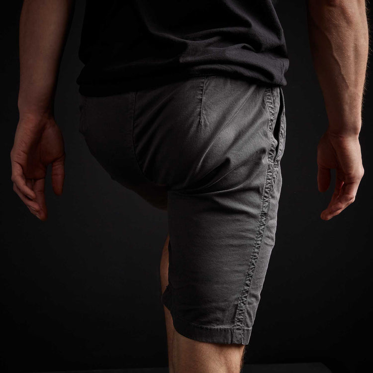 Stretch Canvas Work Short - Magma Pigment | James Perse Los Angeles