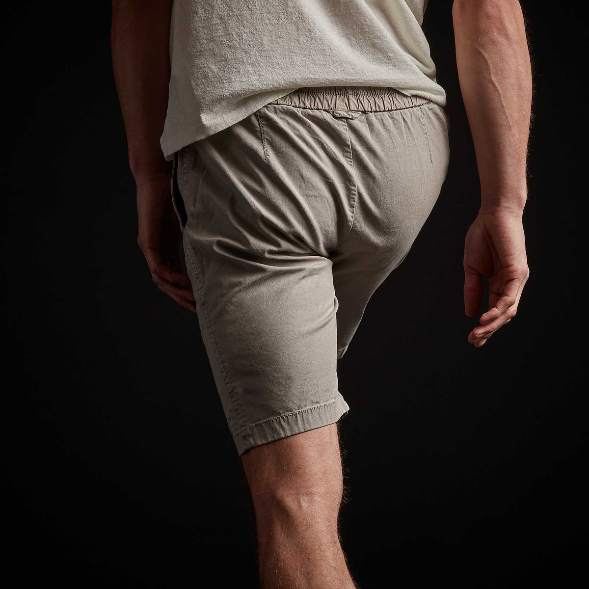 Stretch Canvas Work Short - Mineral Pigment | James Perse Los Angeles