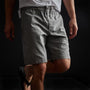 Stretch Canvas Work Short In Silver Grey Pigment | James Perse Los Angeles