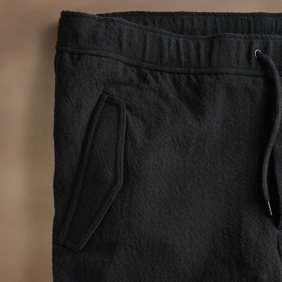 Stretch Poly Wool Flight Pant in Black | James Perse Los Angeles