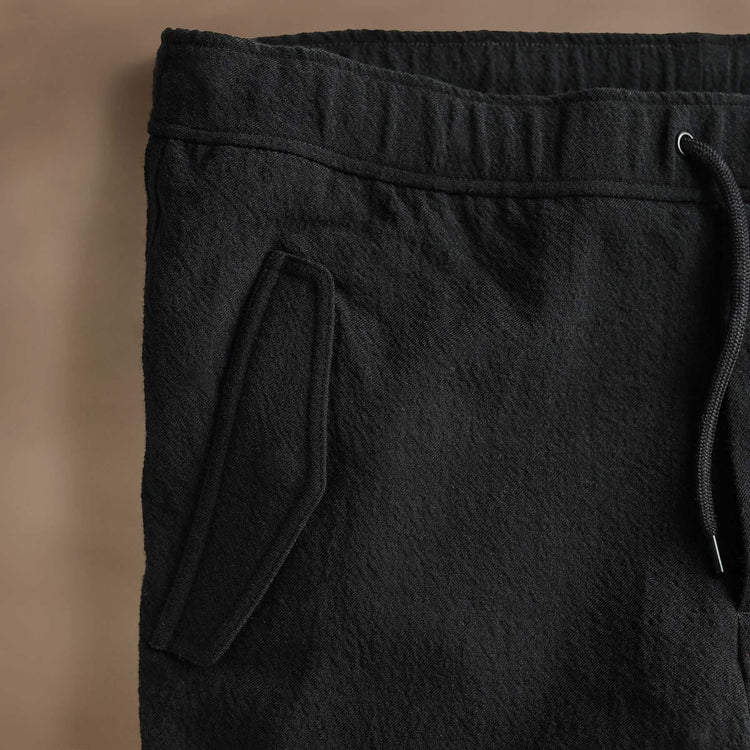 Stretch Poly Wool Flight Pant in Black | James Perse Los Angeles