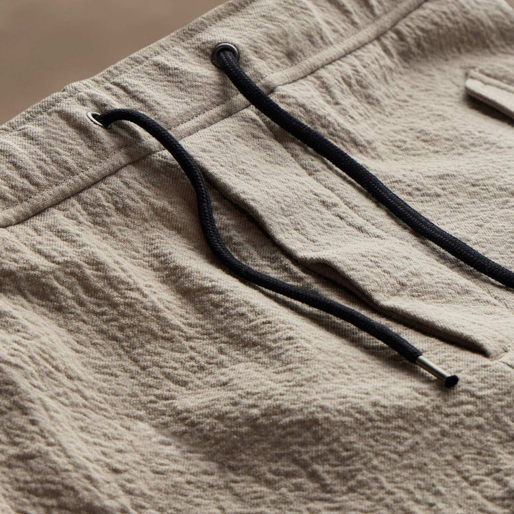 Stretch Poly Wool Flight Pant in Light Tan | James Perse Los Angeles