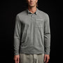 Sueded Jersey Rugby Polo in Fin Pigment | James Perse Los Angeles