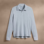 Sueded Jersey Rugby Polo in Grey Glacier Pigment | James Perse Los Angeles