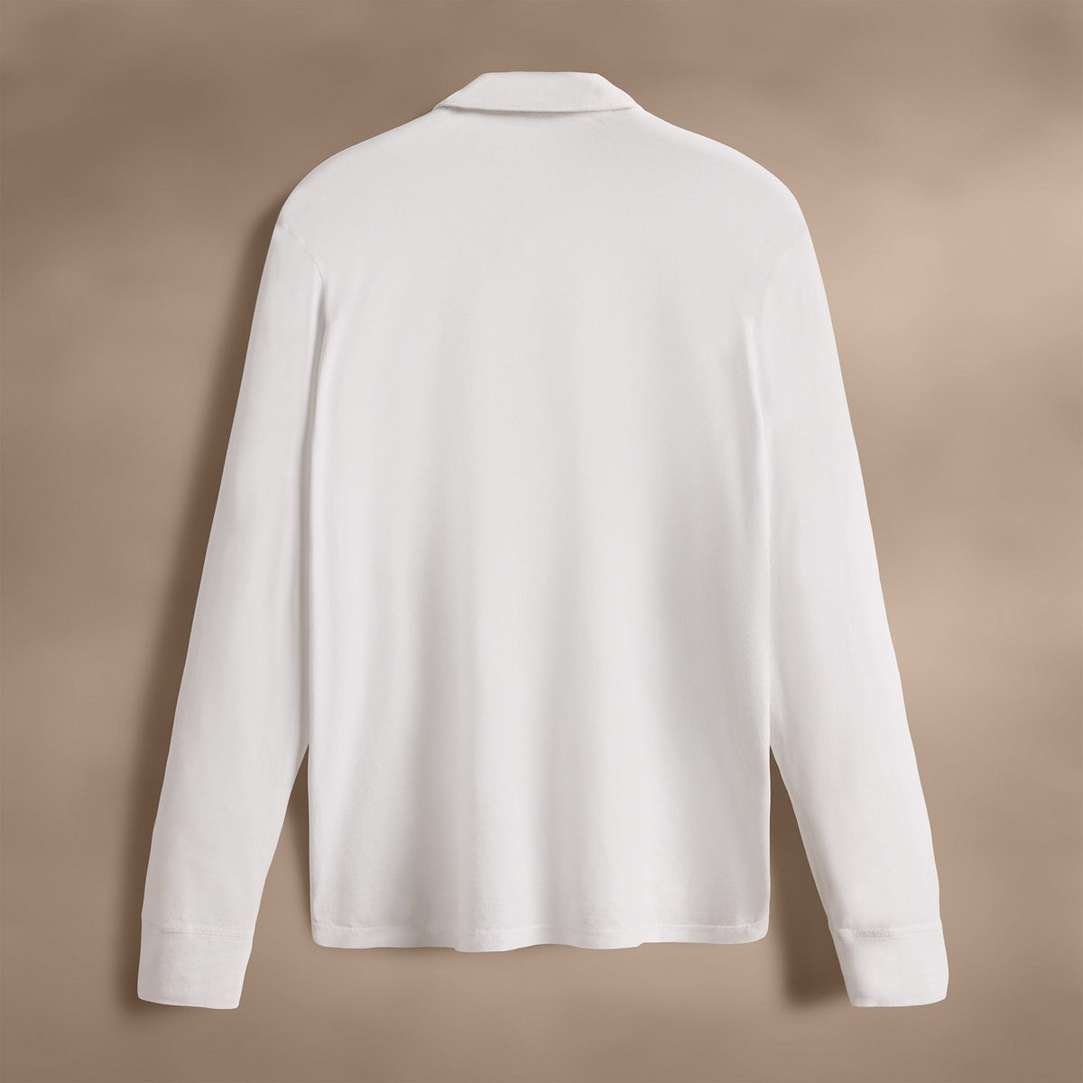 Sueded Jersey Rugby Polo in White | James Perse Los Angeles