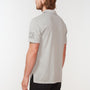 Sueded Jersey Mountain Graphic Polo in Paver Pigment | James Perse Los Angeles