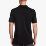 Sueded Jersey Lotus Graphic Polo in Black | James Perse Los Angeles