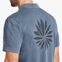 Sueded Jersey Lotus Graphic Polo in North Pigment | James Perse Los Angeles