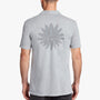 Sueded Jersey Lotus Graphic Polo In Paver Pigment | James Perse Los Angeles