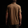 Sueded Jersey Polo in Acorn Pigment | James Perse Los Angeles
