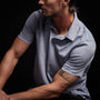 Sueded Jersey Polo in Aura Pigment | James Perse Los Angeles