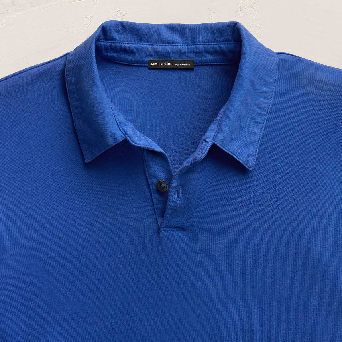 Sueded Jersey Polo in Baltic Blue | James Perse Los Angeles
