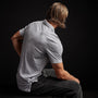 Sueded Jersey Polo in Blue Fog Pigment | James Perse Los Angeles