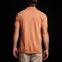 Sueded Jersey Polo in Bonfire Pigment | James Perse Los Angeles