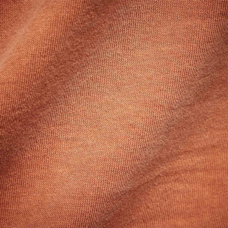 Sueded Jersey Polo in Bonfire Pigment | James Perse Los Angeles