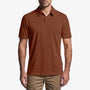Sueded Jersey Polo in Burnt Soil | James Perse Los Angeles