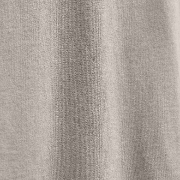 Sueded Jersey Polo in Concrete Pigment | James Perse Los Angeles