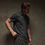 Revised Standard Polo in Carbon Pigment | James Perse Los Angeles