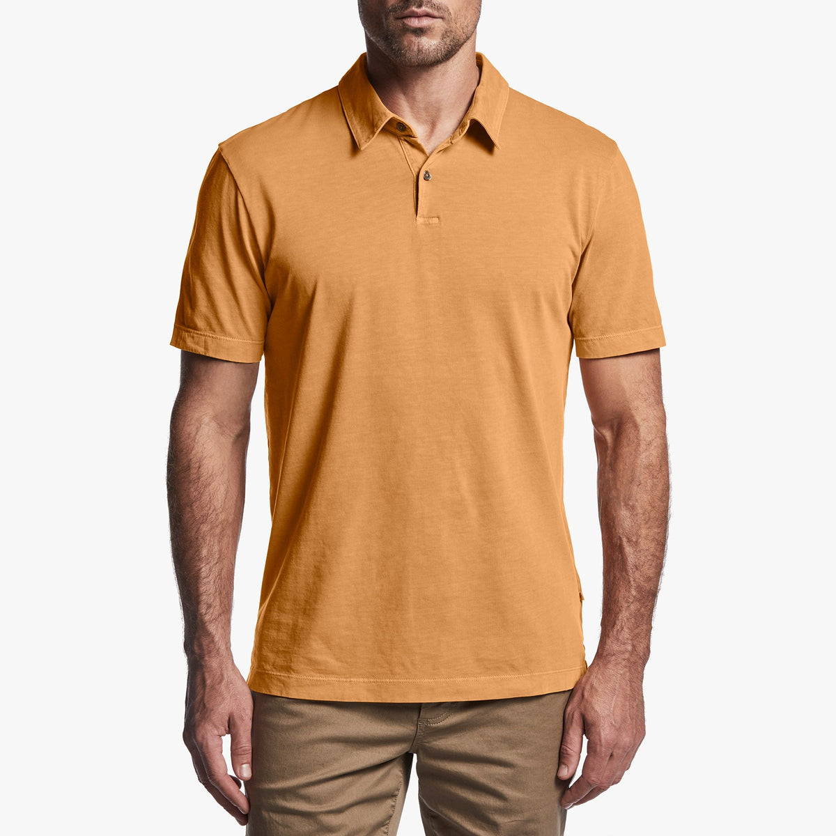 Sueded Jersey Polo in Comet Pigment | James Perse Los Angeles