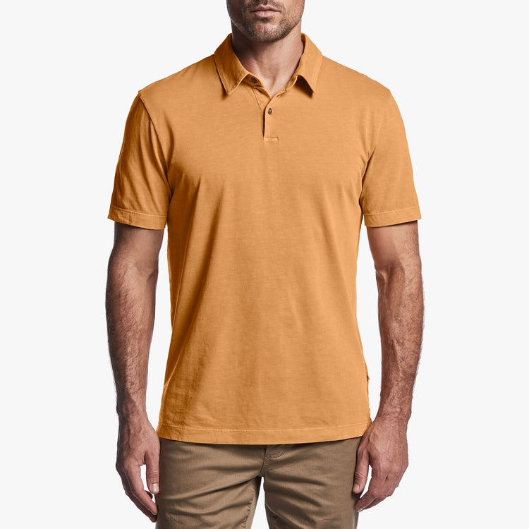 Sueded Jersey Polo in Comet Pigment | James Perse Los Angeles