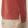Sueded Jersey Polo In Ember Pigment | James Perse Los Angeles