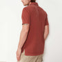 Sueded Jersey Polo In Ember Pigment | James Perse Los Angeles