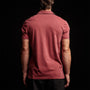 Sueded Jersey Polo in Fire Brick Pigment | James Perse Los Angeles
