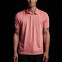 Sueded Jersey Polo in Flamingo Pigment | James Perse Los Angeles