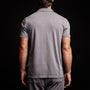 Sueded Jersey Polo in Flannel Pigment | James Perse Los Angeles