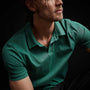 Sueded Jersey Polo in Fuji Pigment | James Perse Los Angeles