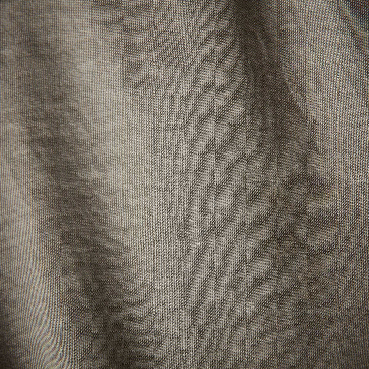 Sueded Jersey Polo in Fume Pigment | James Perse Los Angeles