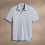 Sueded Jersey Polo in Grey Glacier Pigment | James Perse Los Angeles