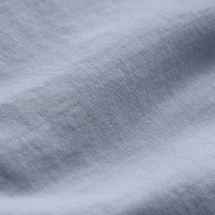 Sueded Jersey Polo in Grey Sky Pigment | James Perse Los Angeles
