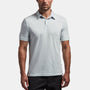 Sueded Jersey Polo in Ice Blue Pigment | James Perse Los Angeles
