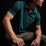Sueded Jersey Polo in Laurel | James Perse Los Angeles