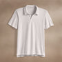 Sueded Jersey Polo in Light Mist Pigment | James Perse Los Angeles